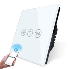 Elmark 195011/WH WI-FI-S OKOS ÉRINTŐS EU FÜGGÖNYKAPCSOLÓ FEHÉR villanyszerelés