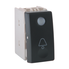 Elmark 21510A ÉLETMÓD JELZŐFÉNYES CSENGŐKAPCSOLÓ FEKETE villanyszerelés