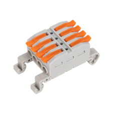 Elmark 31041 SORKAPCSOLÓ DIN SÍNRE 4 BEMENET/4 KIMENET 4,00M villanyszerelés