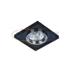 Elmark 925777S/BK CR-777S/BK SPOTLIGHT SQUARE BLACK GLASS lámpatest