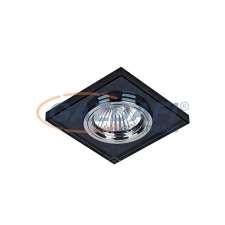 Elmark 925777S/BK CR-777S/BK SPOTLIGHT SQUARE BLACK GLASS lámpatest világítás
