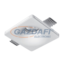 Elmark 92GDL06S GYPSUM spot lámpa süllyesztett GU10 max. 20W 100X100x40mm fehér világítás