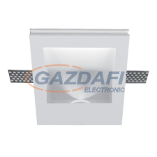 Elmark 92GDL14LEDS GYPSUM spot lámpa szögletes süllyesztett 230V fehér + LED CREE 1W 4000K világítás