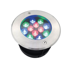 Elmark 96UW12RGB LED VÍZALATTI LÁMPA 12W RGB, IP68 távirányítóval kültéri világítás