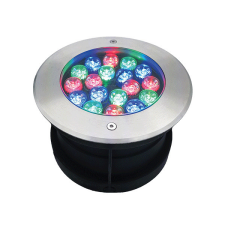 Elmark 96UW18RGB LED VÍZALATTI LÁMPA 18W RGB, IP68 távirányítóval kültéri világítás