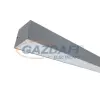 Elmark 99OM1206548/GR "S77" Falon kívüli LED profil, 48W, 4560lm, 6500K, szürke, 1200mm, A++ -A