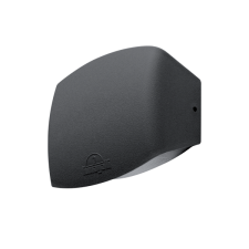 Elmark Abram 190 led fali lámpa fekete 8.5W 4000K IP55 - Elmark világítás