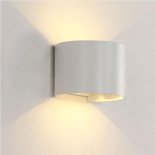 Elmark Állítható sugárzású kültéri LED-es fali lámpatest 2x5W IP54 fehér kör kültéri világítás