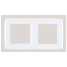 Elmark City 2-es keret fehér villanyszerelés