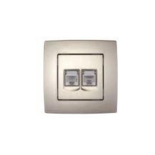 Elmark City telefon RJ11 számítógép RJ45 dugalj PEZSGŐ villanyszerelés