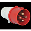 Elmark Ipari csatlakozó dugvilla 4P 125A lengő