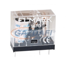 Elmark ipari relé, 48V DC, 4260 Ohm, 1Z+1NY villanyszerelés