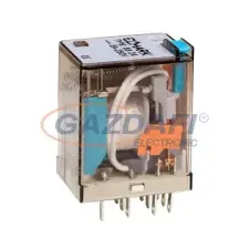 Elmark ipari relé, 48V DC, 675 Ohm, 4Z+4NY villanyszerelés