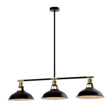 Elmark Jemma csillár 3XE27 fekete/arany - Elmark világítás