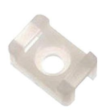 Elmark Kábelkötegelő talp 22x17mm Fekete villanyszerelés