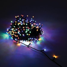 Elmark Karácsonyi LED fényfüzér 22m IP44 Színes, adapterrel karácsonyfa izzósor