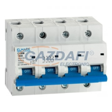 Elmark kismegszakító, C100M, 80A, 4P, 10kA, B villanyszerelés