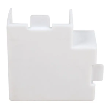 Elmark L idom műanyag kábelcsatornához, 15x10mm, fehér villanyszerelés
