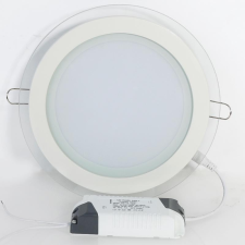 Elmark Led panel kör 18W üveg fehér világítás