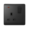 Elmark LONDON SINGLE SOCKET WITH 2P BUTTON SWITCH NEON AN