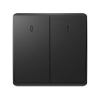 Elmark LONDON TWO BUTTONS ONE WAY SWITCH ANTHRACITE