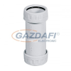 Elmark PVC cső-cső összekötő, d=25mm, IP65, szürke