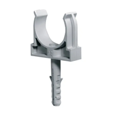 Elmark PVC csőbilincs fémcsavarral, d=32mm, szürke, 50db/csomag villanyszerelés