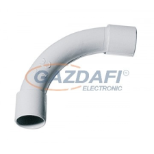 Elmark PVC hosszú könyök 90°, d=25mm, IP40, szürke villanyszerelés