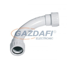 Elmark PVC könyök 90°, d=40mm, IP65, szürke villanyszerelés