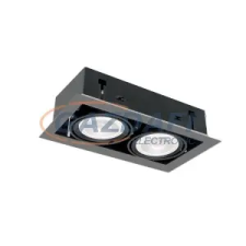 Elmark QUAD212 Süllyesztett LED lámpa 12W 2XE27 2700K sötétszürke világítás