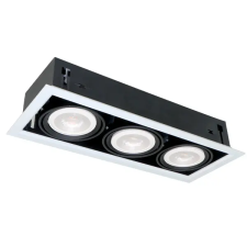 Elmark QUAD312 Süllyesztett LED lámpa 12W 3XE27 2700K sötétszürke világítás