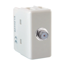 Elmark "Life style" süllyesztett SAT csatlakozóaljzat, fehér villanyszerelés