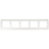 Elmark Rhyme vízszintes ötös keret Fehér metál