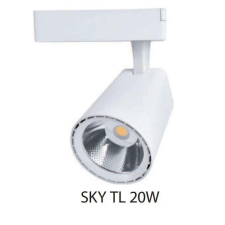 Elmark Sínes LED lámpa 20W természetes fehér, fehér ház világítás