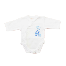  Elöl patentos hosszú ujjú baba body – Kis cipő mintával kombidressz, body