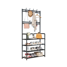  Előszobafal ruhaállvány LRA-02 fekete bútor