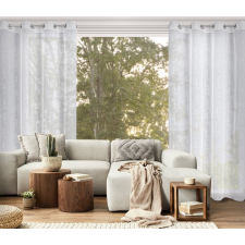  Elsi mintás dekor függöny Fehér 140x250 cm lakástextília