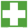  Elsősegélyhely - utánvilágító öntapadó, 150*150