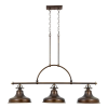 Elstead Függeszték Bronz EMERY ELSTEAD-QZ-EMERY3P-PN