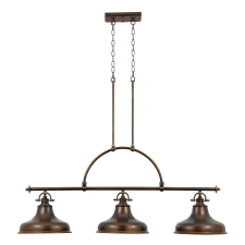 Elstead Függeszték Bronz EMERY ELSTEAD-QZ-EMERY3P-PN világítás