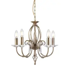 Elstead Lighting Elstead klasszikus csillár aegean sárgaréz elsag5-aged-brass világítás