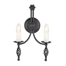 Elstead Lighting Elstead klasszikus fali lámpa belfry fekete elsby2-black világítás