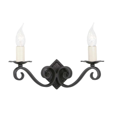 Elstead Lighting Elstead klasszikus fali lámpa rectory fehér fekete elsry2a-black világítás