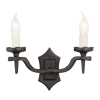 Elstead Lighting Elstead klasszikus fali lámpa rectory fehér fekete elsry2b-black