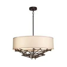 Elstead Lighting Elstead klasszikus függeszték taiko barna elstaiko-4p világítás