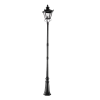 Elstead Lighting Elstead klasszikus kandeláber grampian fekete átlátszó elsgp1-black