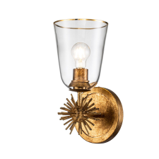 Elstead Lighting klasszikus fali lámpa staring átlátszó arany elsstaring1wbdgclear világítás