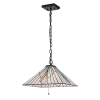 Elstead Lighting klasszikus tiffany függeszték alderley barna sokszínű elstf-alderley-p