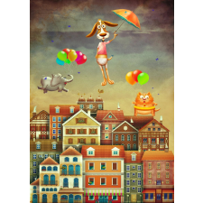 Élvezd a város felett puzzle 1000 darabos puzzle, kirakós