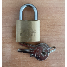 Elzett LAKAT 30MM SÁRGARÉZ +3 KULCS lakat